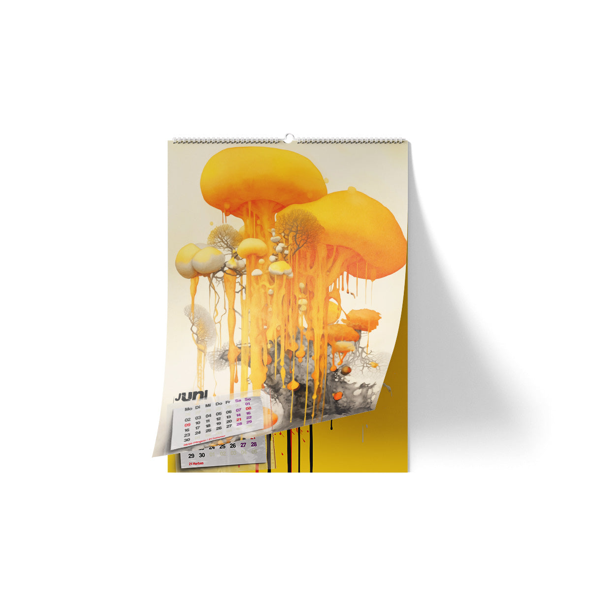 ◤◢ kalender SCHLEIMPILZE 2025 ➽ 04-SOT/ART