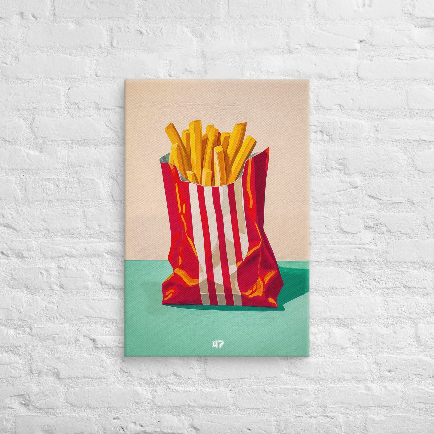 POMMES FRITES RS-08-008-24 ➽ DRUCK AUF LEINWAND