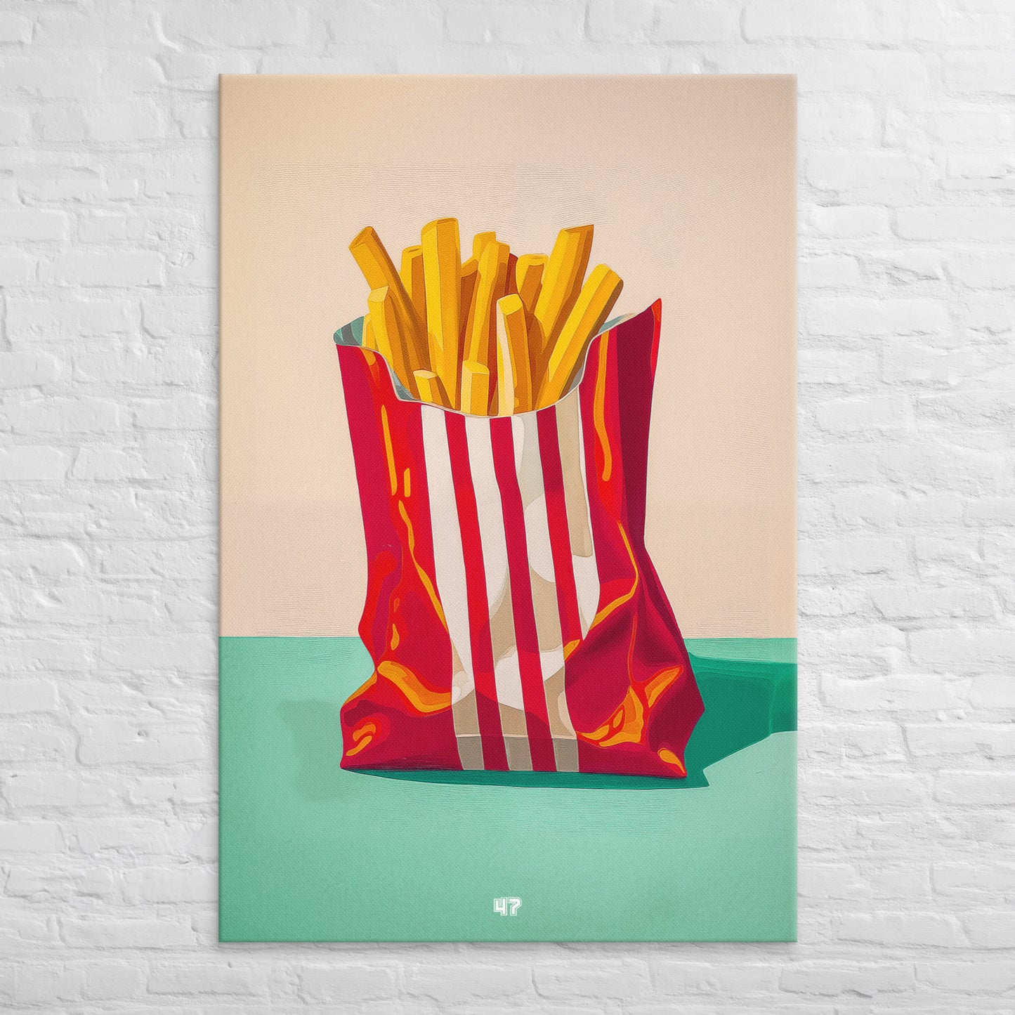 POMMES FRITES RS-08-008-24 ➽ DRUCK AUF LEINWAND