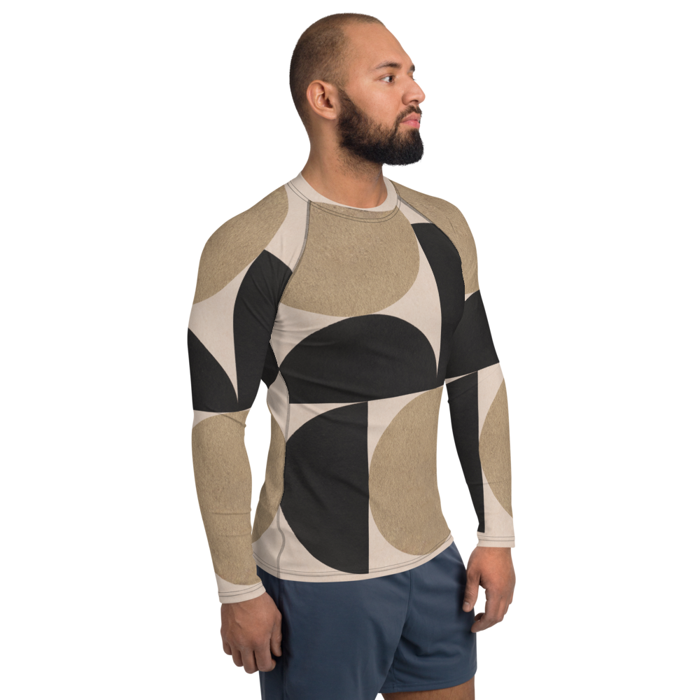 MALE-RASH-GUARD ➽ ICH TRINKE GENE VIEL WASSER (ツ) ◐ ◒