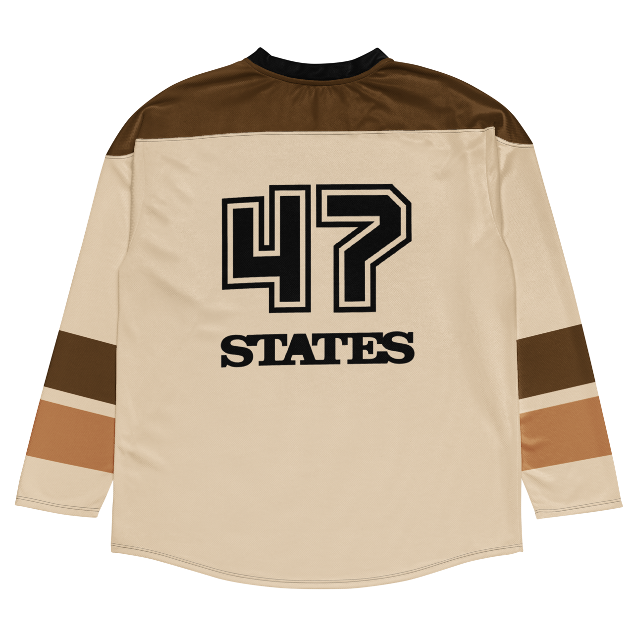 EISHOCKEY SUPPORTER TRIKOT ➽ I HAVE A BRAIN ➽ CHAMPAGNE