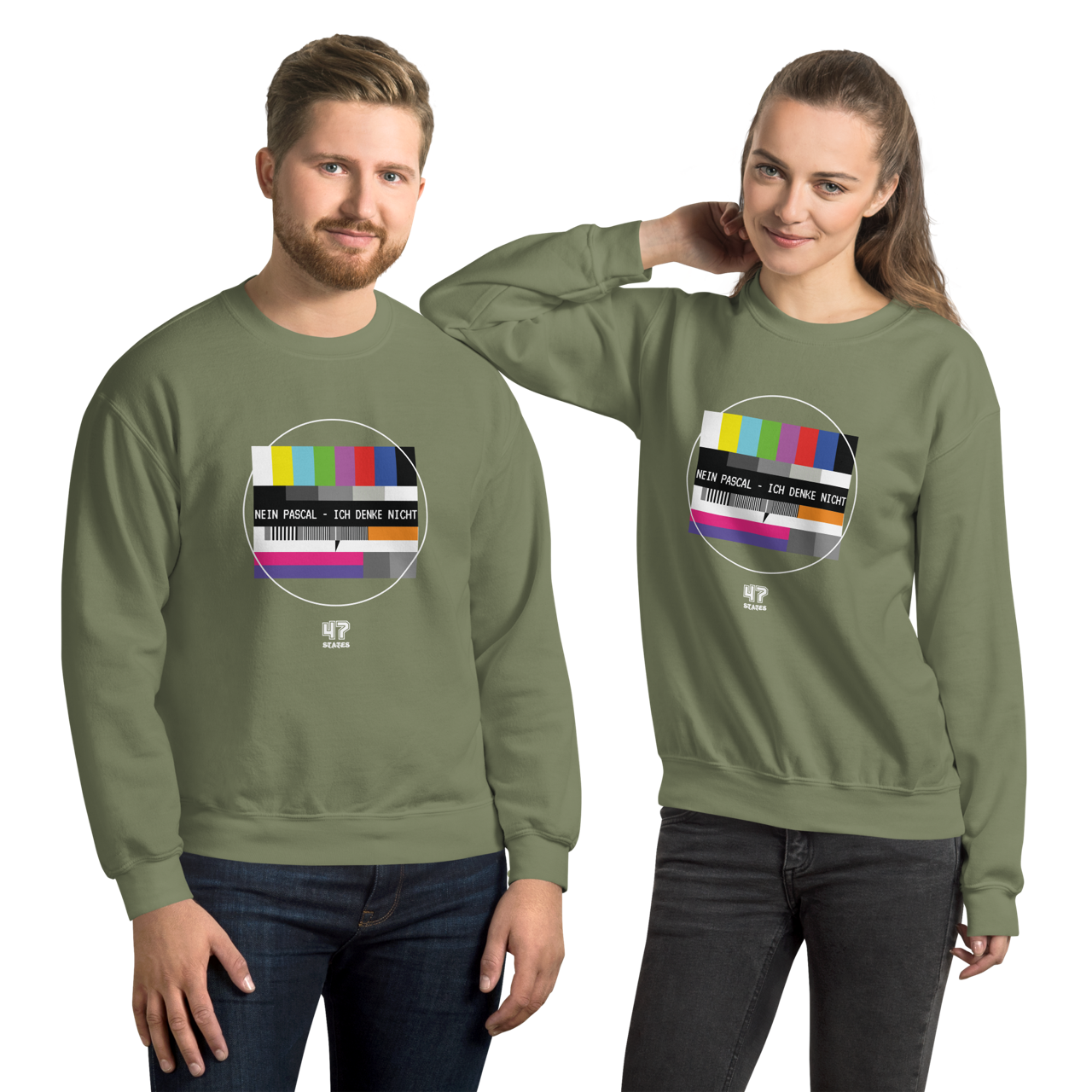 UNISEX PULLOVER ➽ NEIN PASCAL – ICH DENKE NICHT